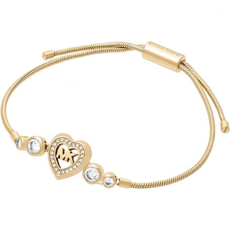 gold michael kors bracelet|Michael Kors adjustable bracelet.